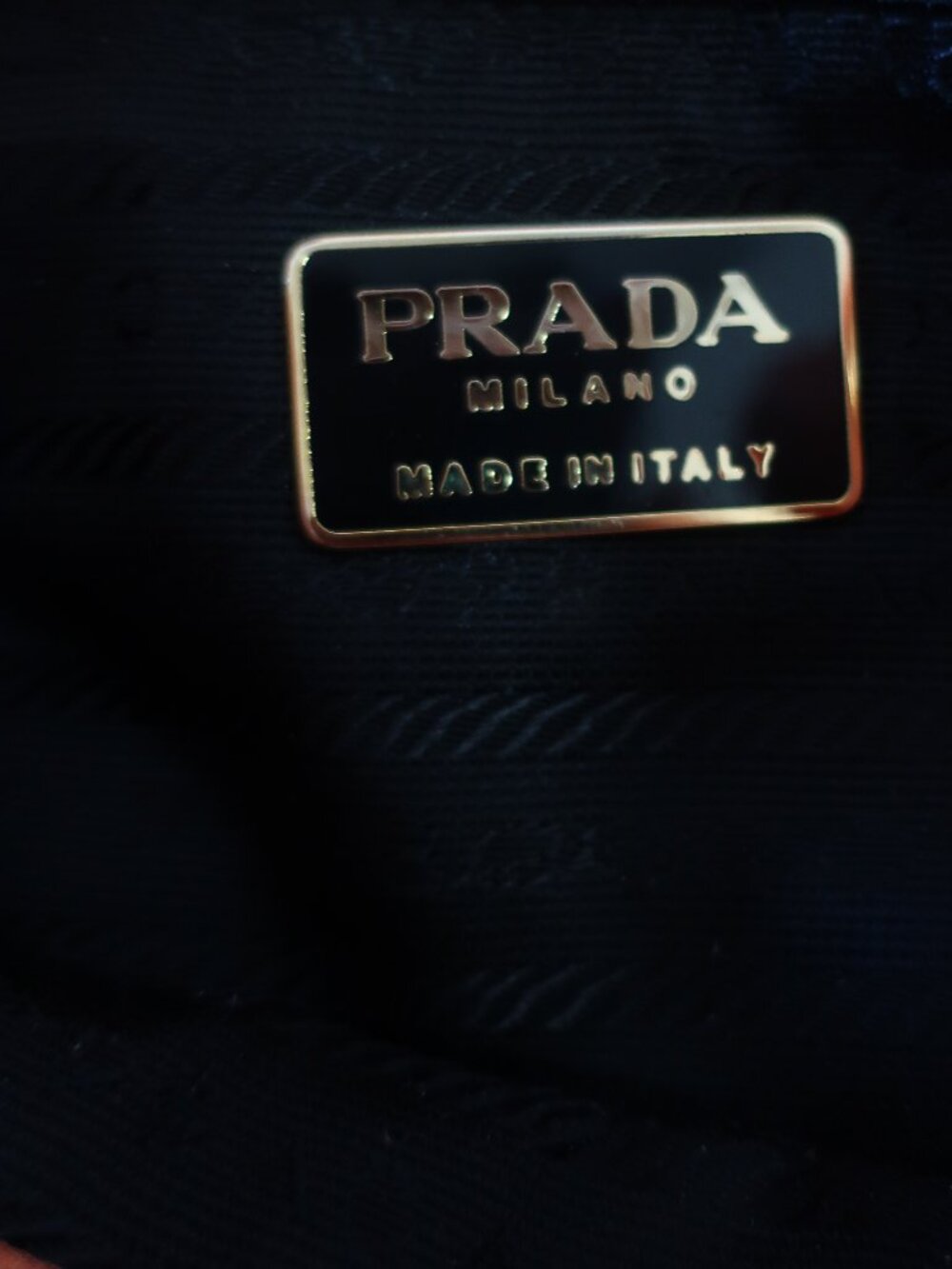 Womens Prada Salmon/Coral Nylon Tote Bag - Picture 9 of 16
